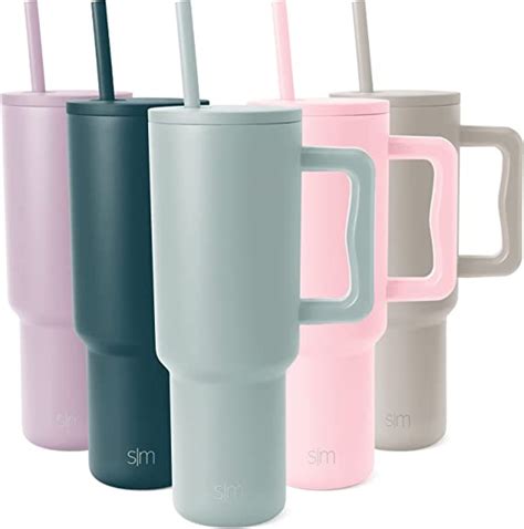 Simply modern cups 40 oz - Simple Modern 40 oz Insulated Cup Reusable Stainless Steel Water Bottle Tumbler with Handle and Straw Lid (Cedar Wood) Stainless Steel. 2.5 out of 5 stars. 3. $22.99 $ 22. 99. FREE delivery Wed, Mar 6 on $35 of items shipped by Amazon. Or fastest delivery Tue, Mar 5 +8 colors/patterns.